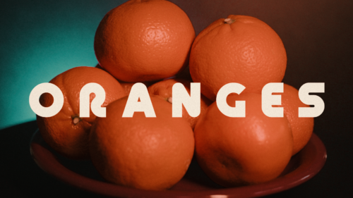 Oranges: Orbital Footage